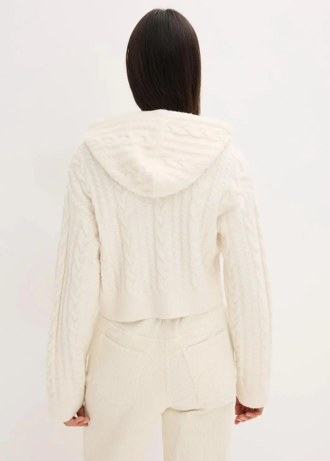 Clearance Grobstrick-Pullover mit Kapuze Damen Bekleidung·Umstandsmode|Strickmode