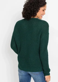 Outlet Grobstrick-Pullover mit Reißverschluss-Detail Damen Bekleidung·Umstandsmode|Bekleidung·Jeans