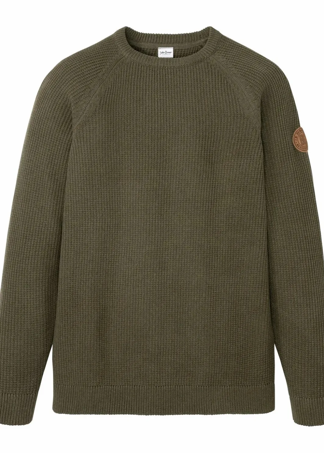 Grobstrick-Pullover mit recycelter Baumwolle Herren Pullover & Strickjacken|Große Größen