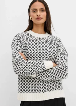 Damen bonprix Bekleidung·Umstandsmode|Bekleidung·Jeans|Grobstrick-Pullover mit Wollanteil
