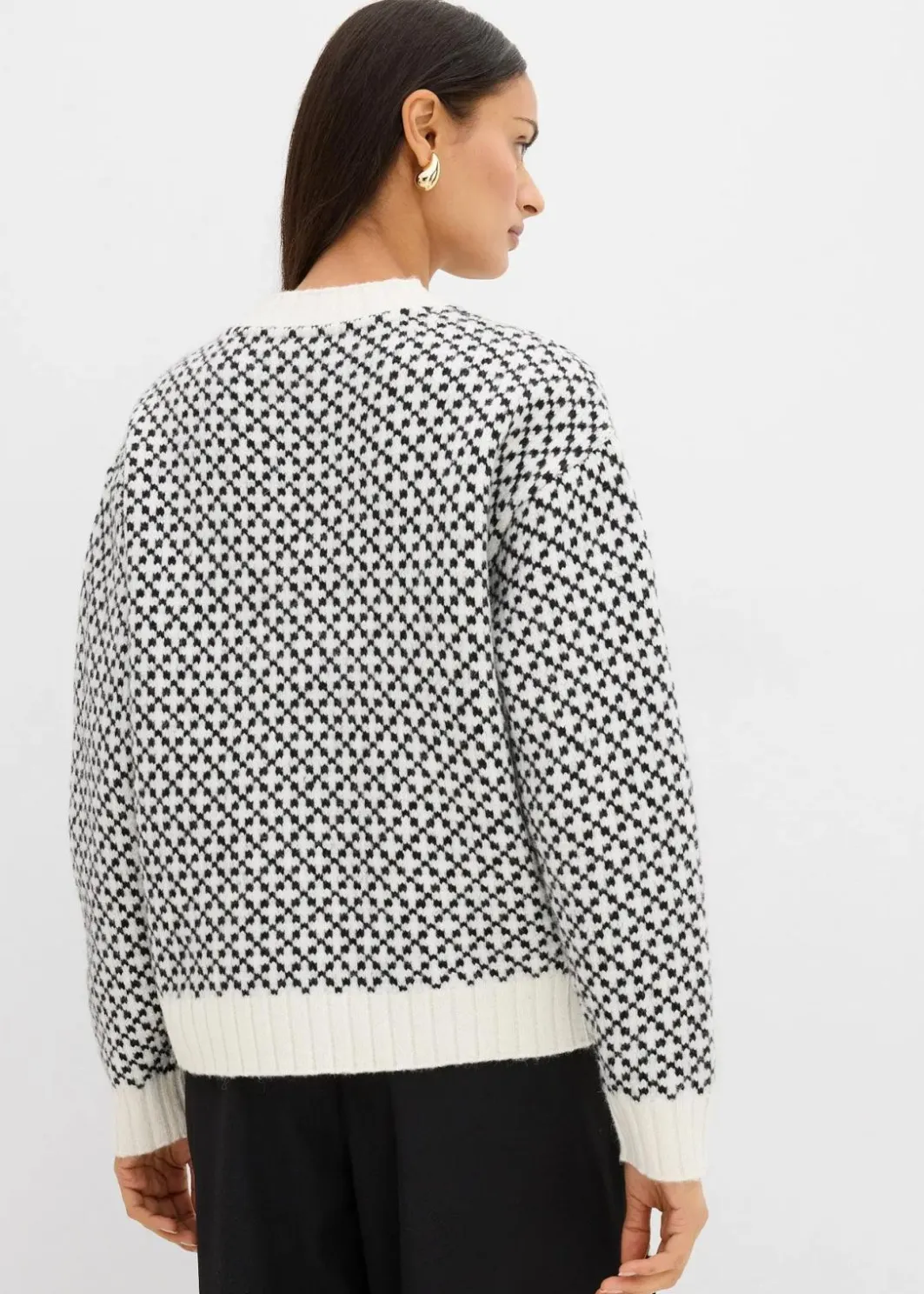 Damen bonprix Bekleidung·Umstandsmode|Bekleidung·Jeans|Grobstrick-Pullover mit Wollanteil