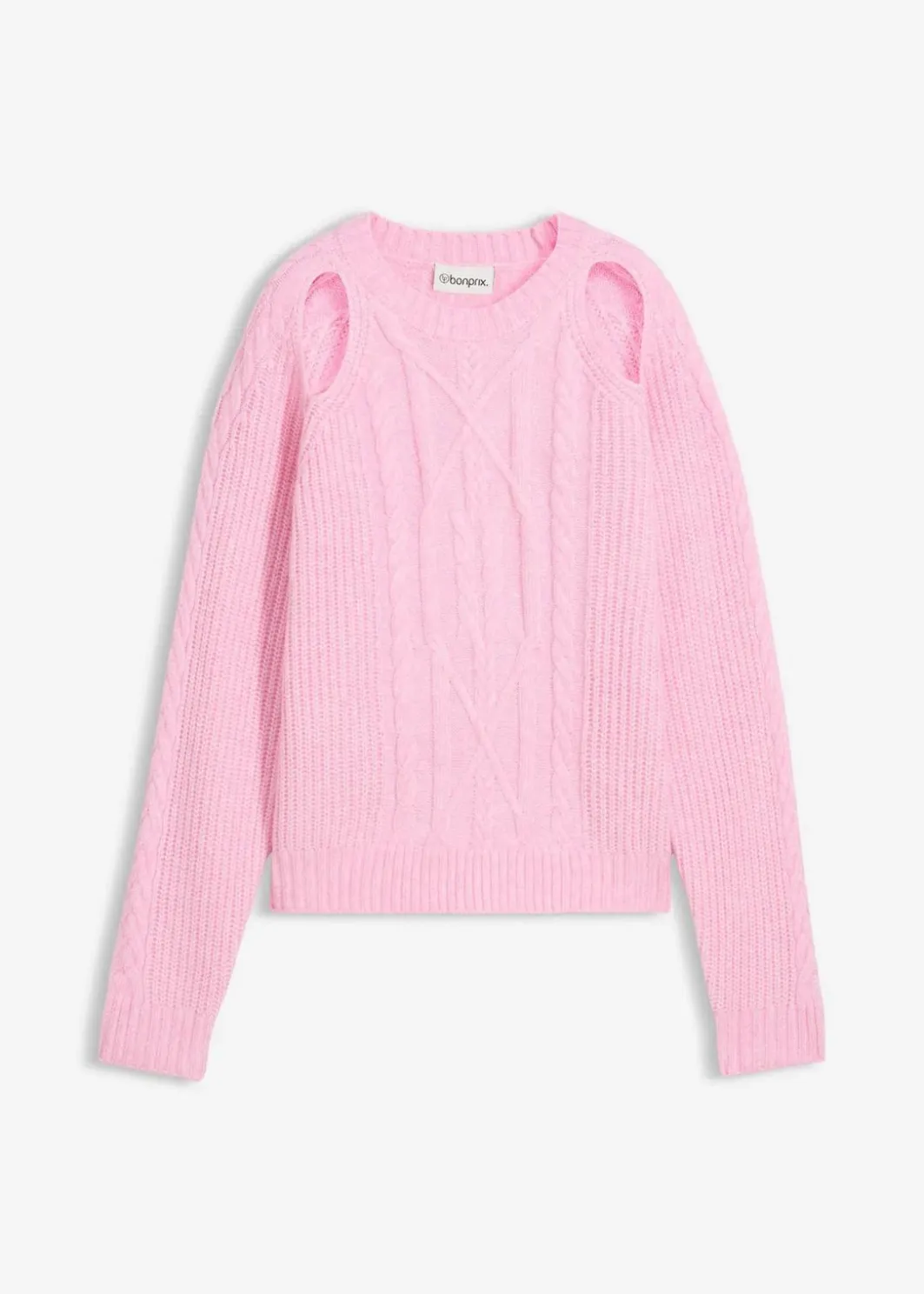 Hot Grobstrick-Pullover mit Zopfmuster Damen Bekleidung·Umstandsmode|Strickmode
