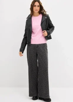 Hot Grobstrick-Pullover mit Zopfmuster Damen Bekleidung·Umstandsmode|Strickmode