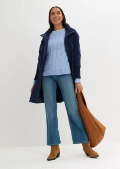 New Grobstrick-Pullover mit Zopfmuster Damen Strickmode|Pullover & Strickjacken