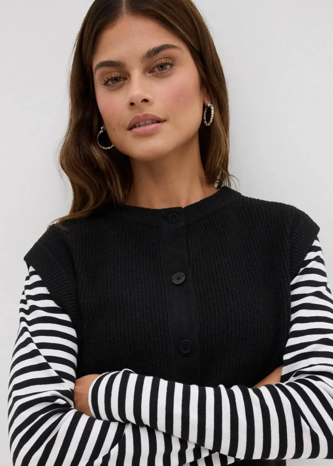 Best Grobstrick-Pullunder Damen Bekleidung·Umstandsmode|Pullover & Strickjacken