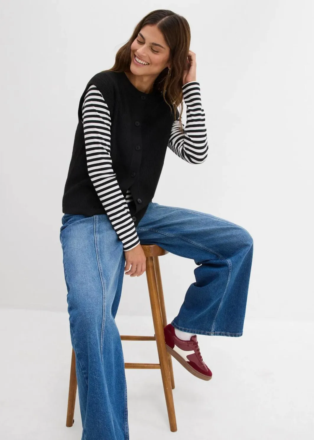 Best Grobstrick-Pullunder Damen Bekleidung·Umstandsmode|Pullover & Strickjacken
