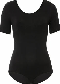 Hot Halbarm Body mit Baumwolle Damen Wäsche·Basics|Wäsche·Bodies