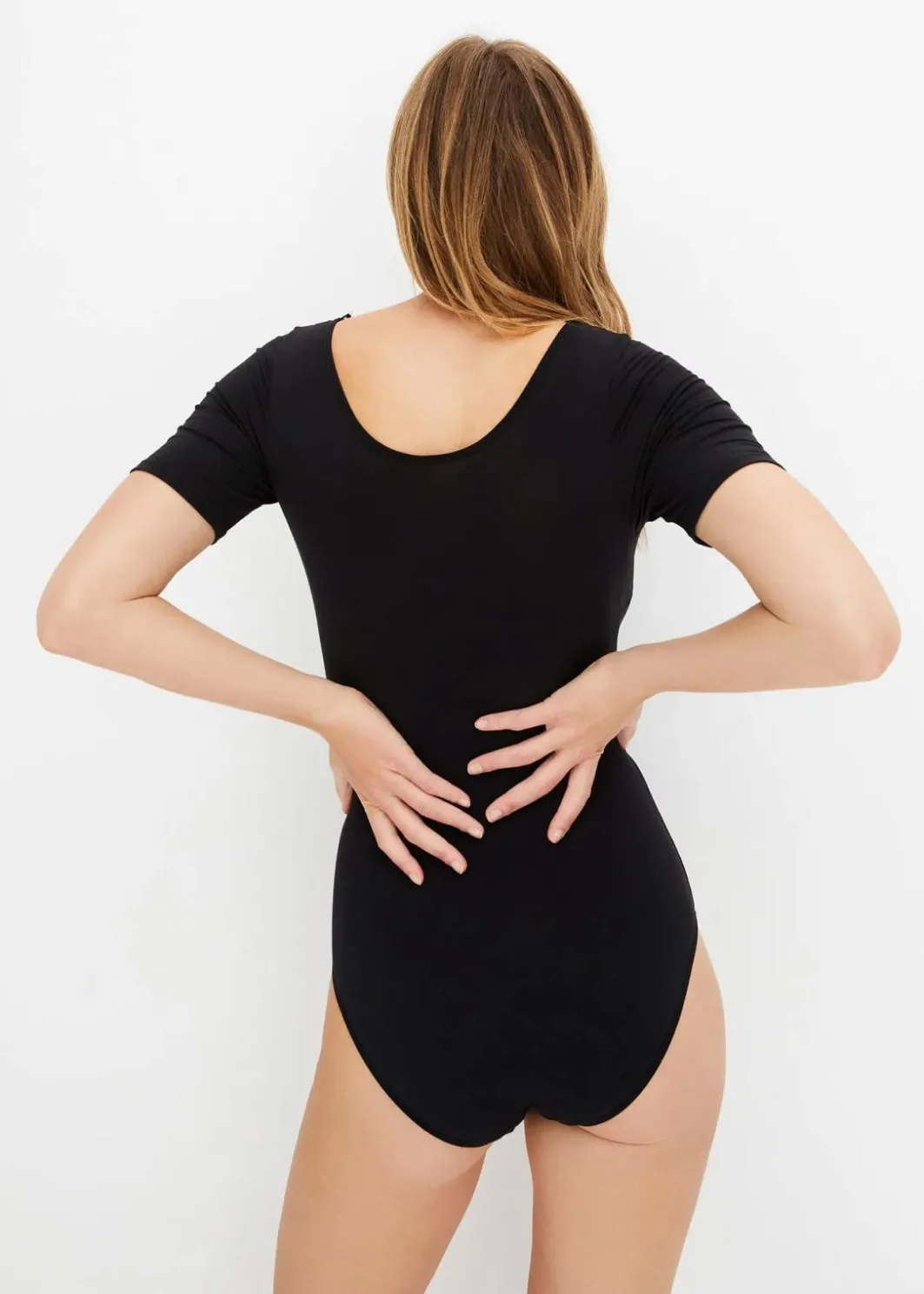 Best Halbarm-Body aus Modal mit Spitze Damen Bodies|Wäsche·Bodies
