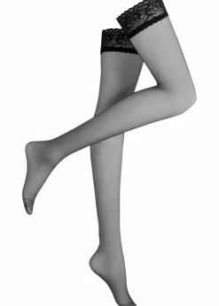 Damen bonprix Erotikwäsche|Socken & Strumpfhosen|Halterlose Strümpfe 20den