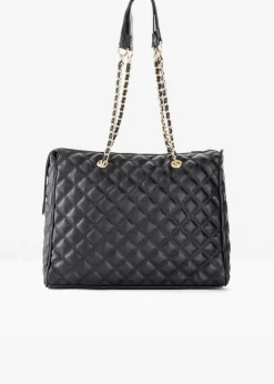 Damen bonprix Taschen|Handtasche mit dekorativer Steppung