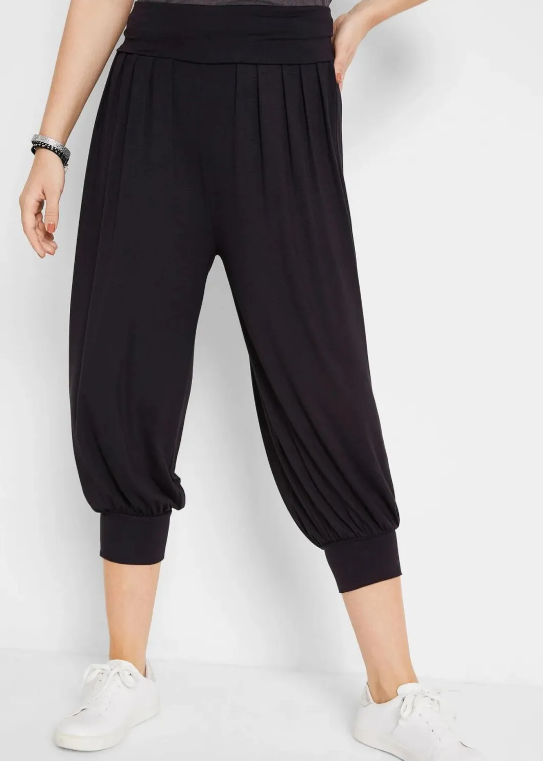 Best Haremshose aus softem Viskose-Mix Damen Bekleidung·Kleider|Hosen
