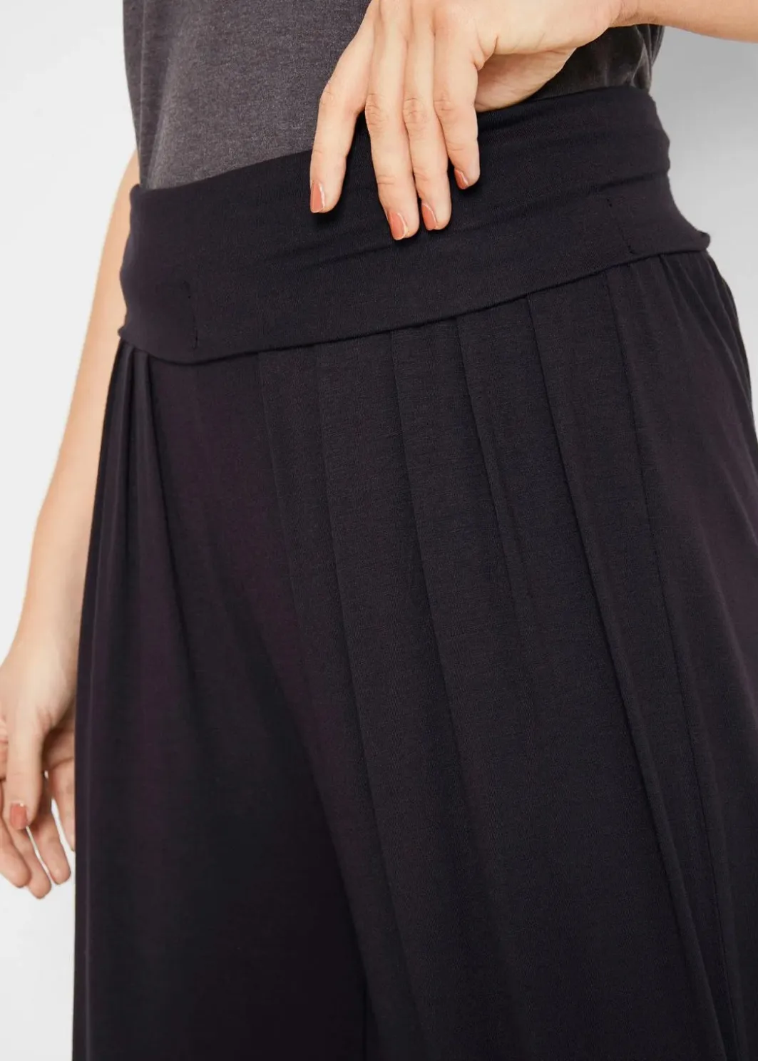 Best Haremshose aus softem Viskose-Mix Damen Bekleidung·Kleider|Hosen