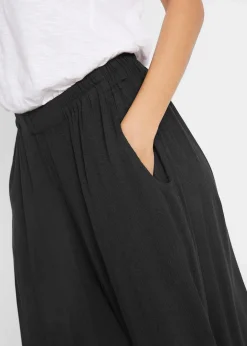 Best Haremshose aus Viskose Damen Bekleidung·Kleider|Hosen