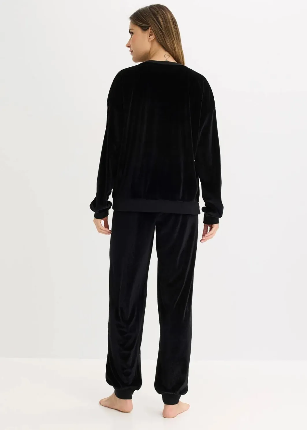 Damen bonprix Wäsche·Homewear|Wäsche·Nachtwäsche|Hausanzug aus Samt