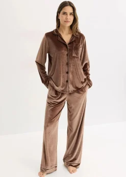 Damen bonprix Wäsche·Homewear|Wäsche·Nachtwäsche|Hausanzug aus Samt