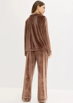 Damen bonprix Wäsche·Homewear|Wäsche·Nachtwäsche|Hausanzug aus Samt