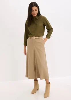 Damen bonprix Blusen & Tuniken|Bekleidung·Jacken & Mäntel|Hemdbluse