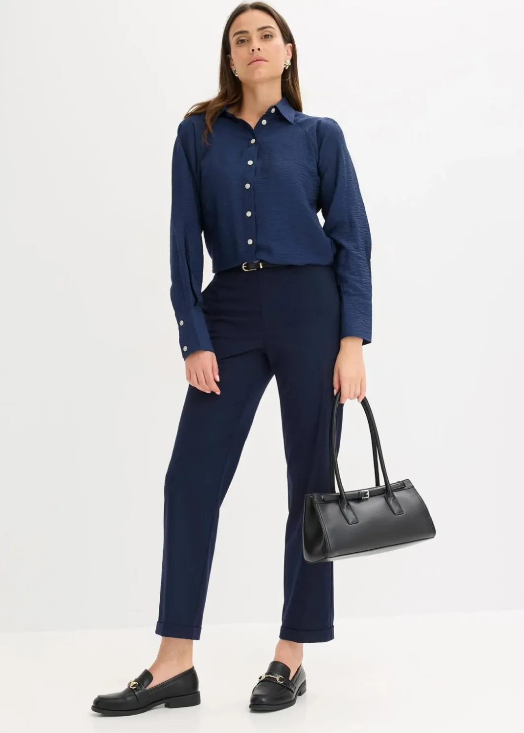 Damen bonprix Bekleidung·Jacken & Mäntel|Blusen & Tuniken|Hemdbluse