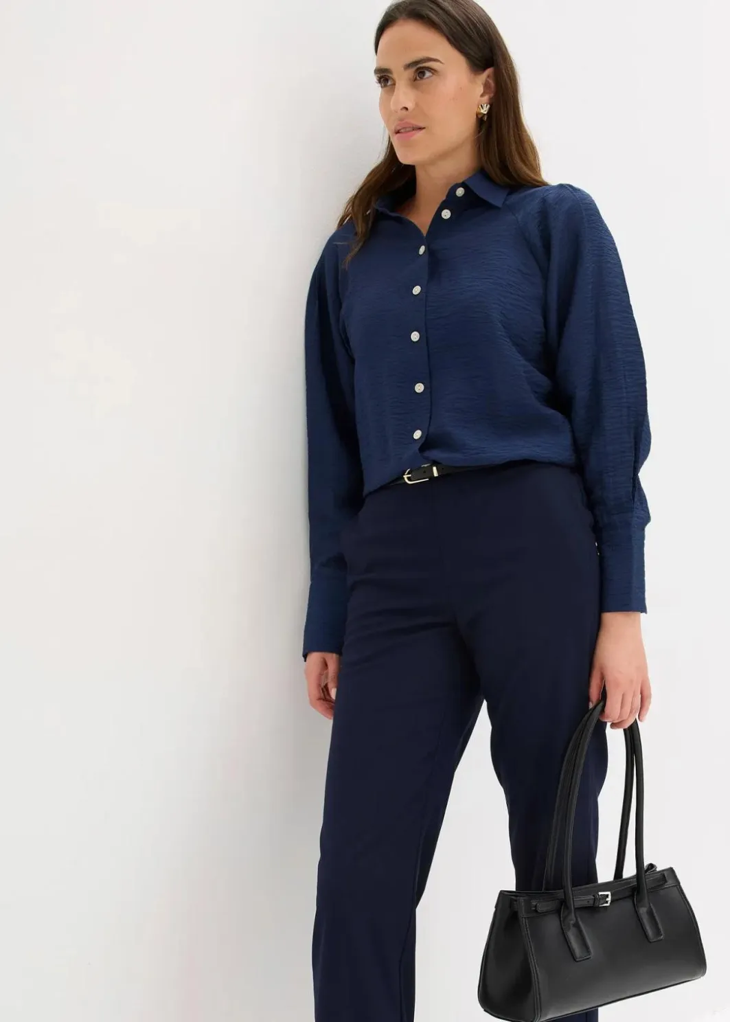Damen bonprix Bekleidung·Jacken & Mäntel|Blusen & Tuniken|Hemdbluse