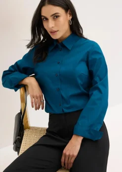 Damen bonprix Bekleidung·Jacken & Mäntel|Blusen & Tuniken|Hemdbluse