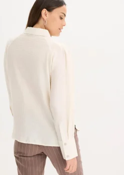Damen bonprix Blusen & Tuniken|Bekleidung·Jacken & Mäntel|Hemdbluse