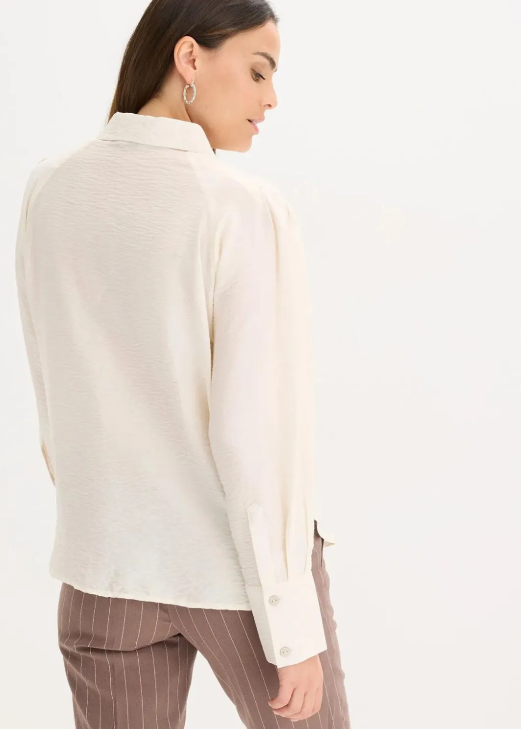 Damen bonprix Blusen & Tuniken|Bekleidung·Jacken & Mäntel|Hemdbluse