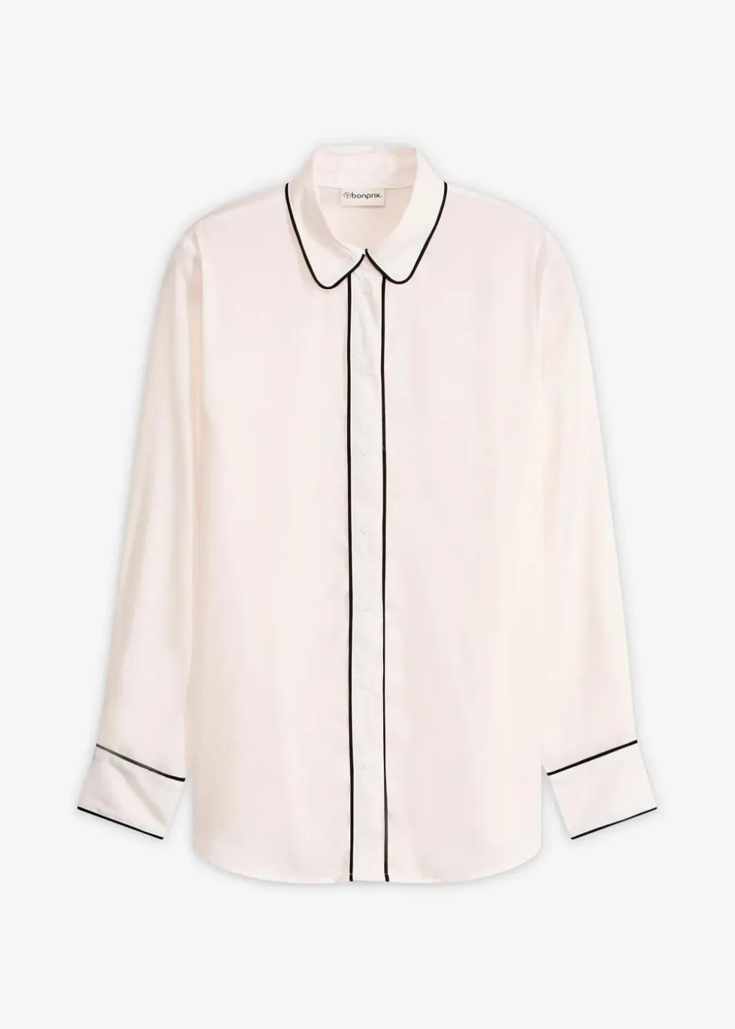 Hot Hemdbluse aus fließendem Satin Damen Blusen & Tuniken|Bekleidung·Jacken & Mäntel