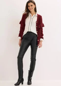 Hot Hemdbluse aus fließendem Satin Damen Blusen & Tuniken|Bekleidung·Jacken & Mäntel