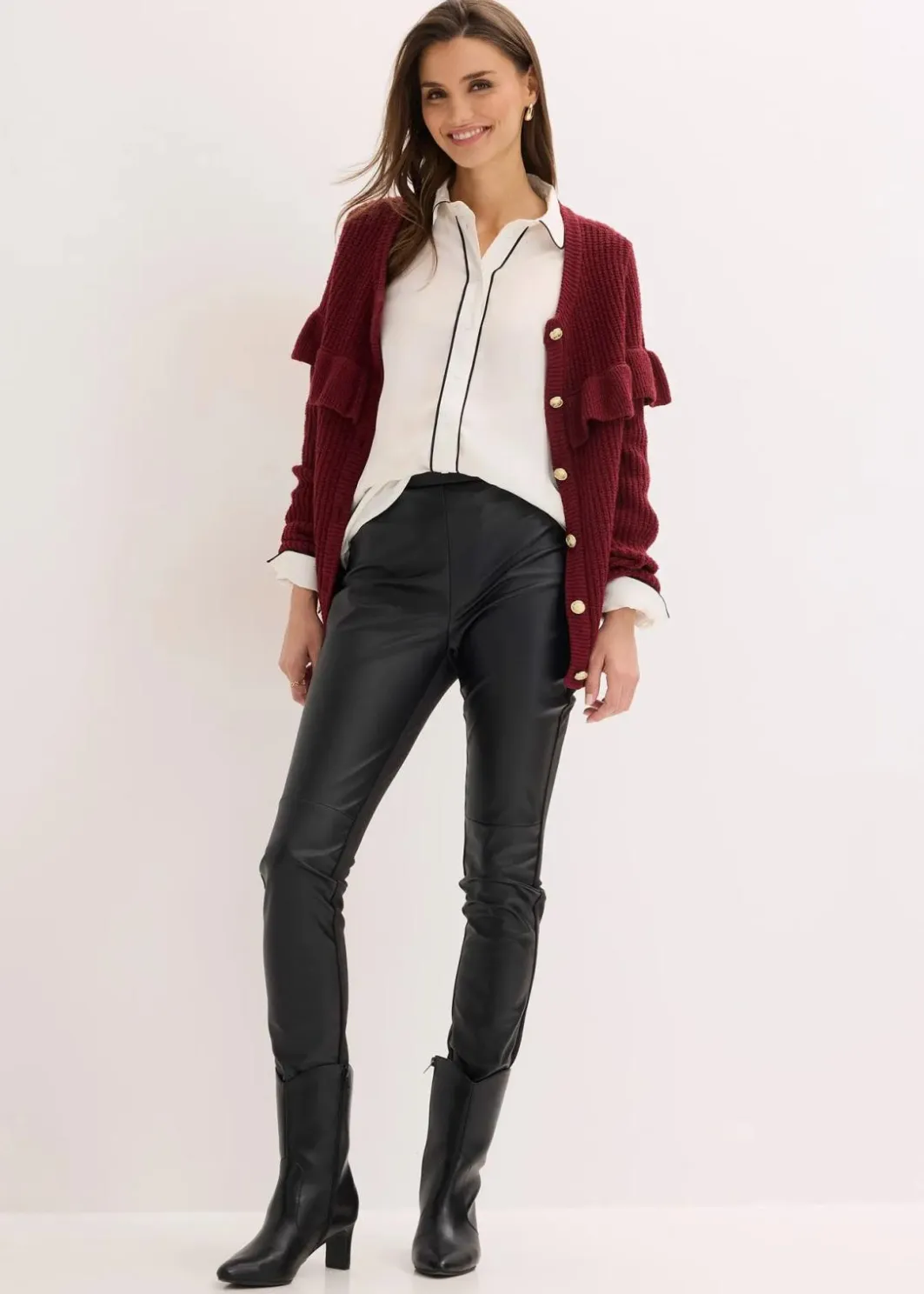 Hot Hemdbluse aus fließendem Satin Damen Blusen & Tuniken|Bekleidung·Jacken & Mäntel