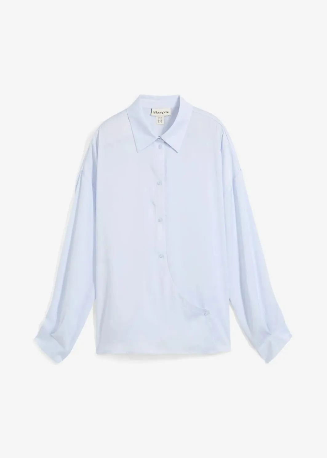 Discount Hemdbluse aus fließendem Satin Damen Bekleidung·Jacken & Mäntel|Blusen & Tuniken