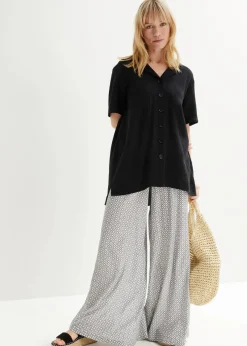 Discount Hemdbluse aus Musselin Damen Nachhaltigere Materialien|Blusen & Tuniken