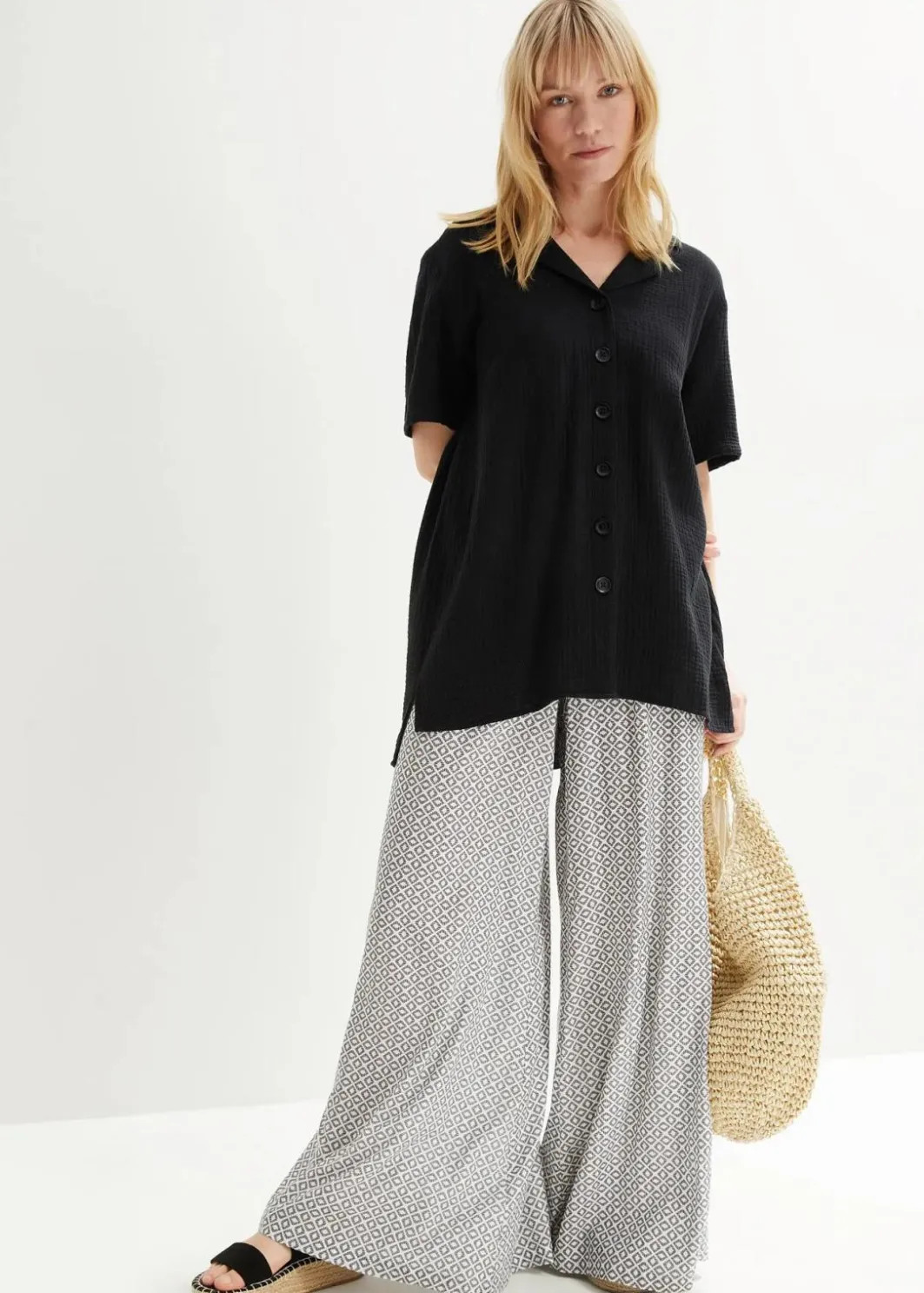 Discount Hemdbluse aus Musselin Damen Nachhaltigere Materialien|Blusen & Tuniken