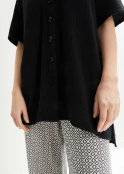 Discount Hemdbluse aus Musselin Damen Nachhaltigere Materialien|Blusen & Tuniken