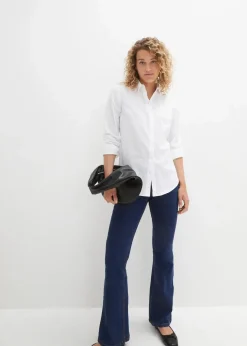 Damen bonprix Bekleidung·Jacken & Mäntel|Blusen & Tuniken|Hemdbluse aus reiner Baumwolle