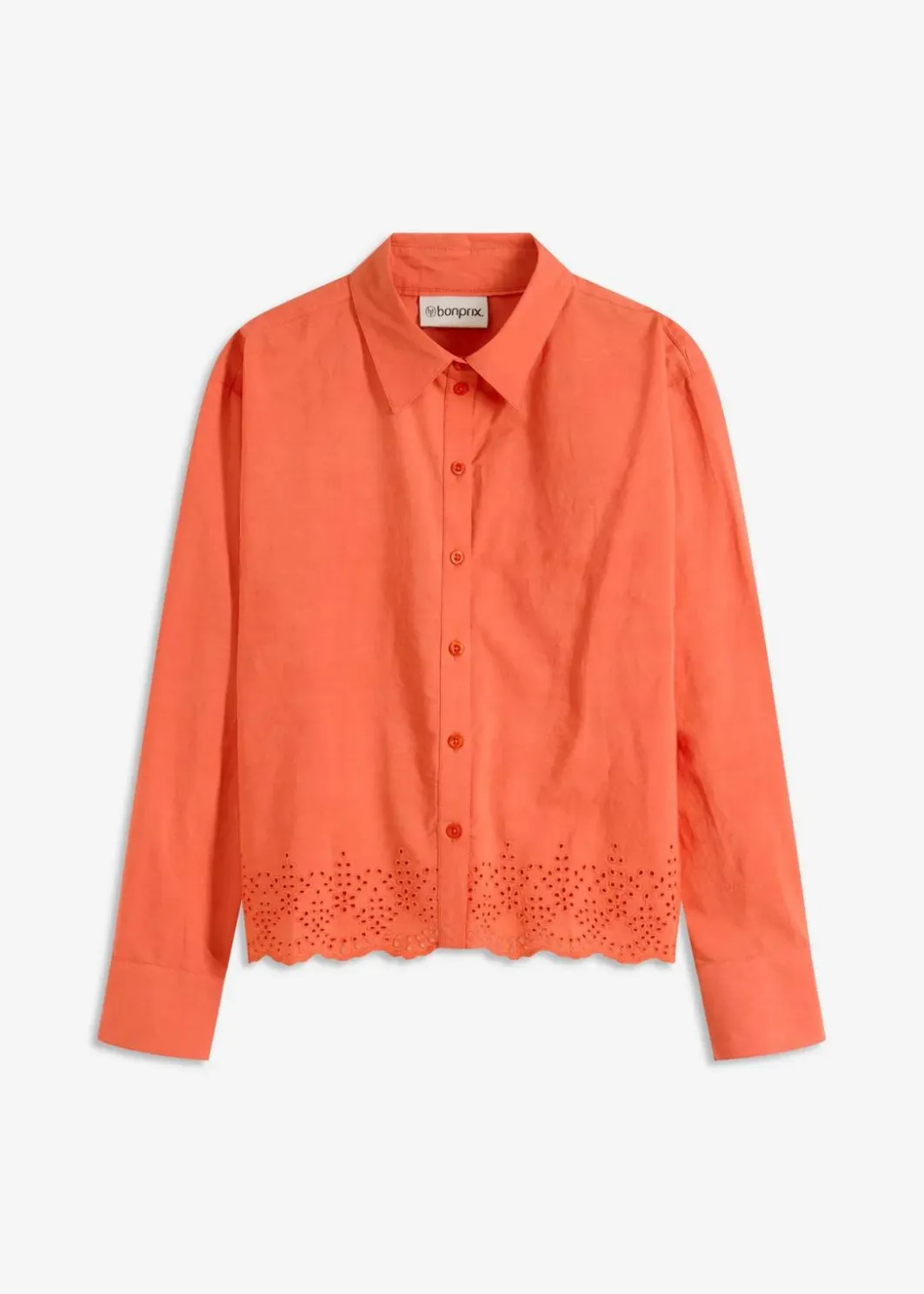 Damen bonprix Bekleidung·Jacken & Mäntel|Blusen & Tuniken|Hemdbluse aus reiner Baumwolle
