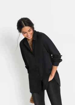 Hemdbluse aus softer Viskose Damen Bekleidung·Jacken & Mäntel|Nachhaltigere Materialien