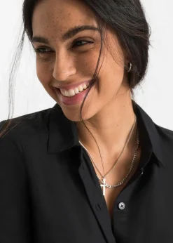 Hemdbluse aus softer Viskose Damen Bekleidung·Jacken & Mäntel|Nachhaltigere Materialien