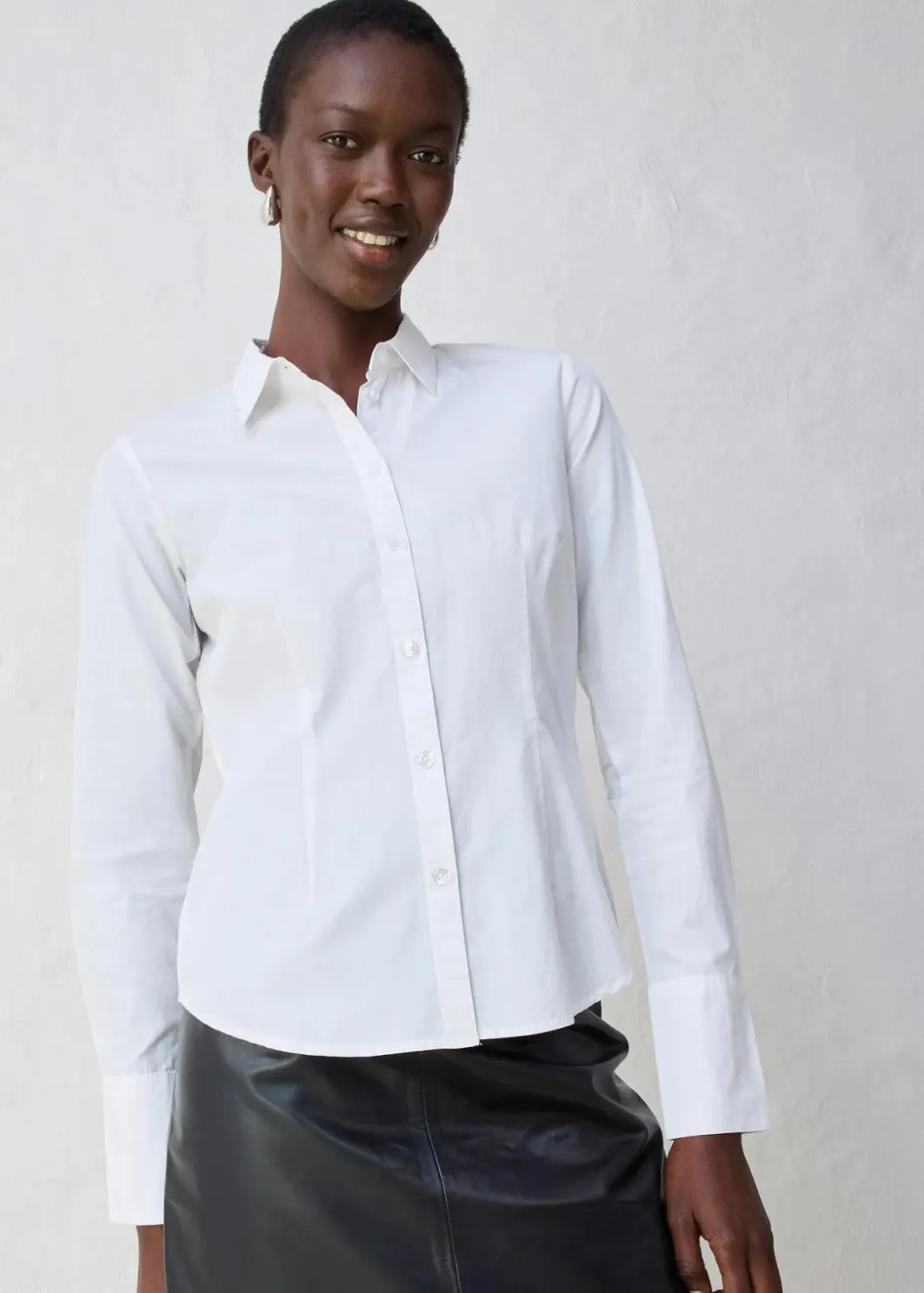 Clearance Hemdbluse mit Seidenanteil Damen Bekleidung·Jacken & Mäntel|Blusen & Tuniken