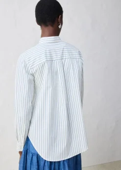 Damen bonprix Bekleidung·Jacken & Mäntel|Blusen & Tuniken|Hemdbluse mit Seidenanteil