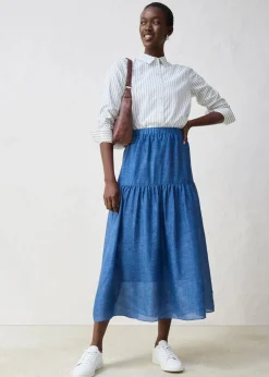 Damen bonprix Bekleidung·Jacken & Mäntel|Blusen & Tuniken|Hemdbluse mit Seidenanteil