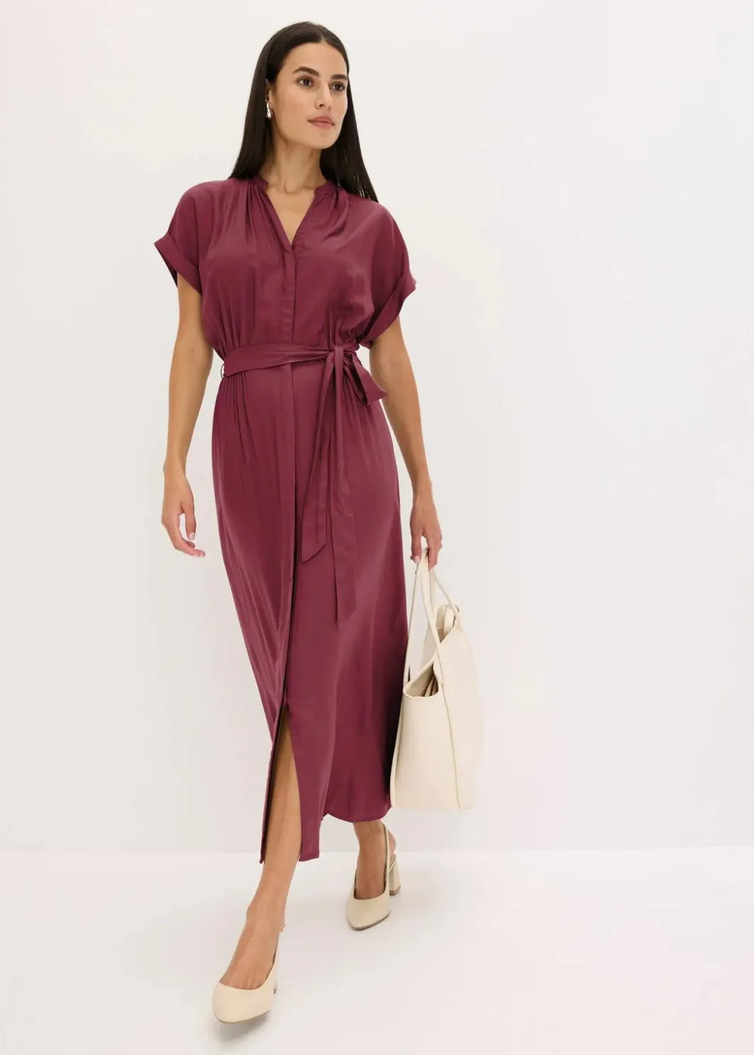 Sale Hemdblusenkleid Damen Kleider|Bekleidung·Pullover & Strickjacken