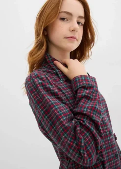 Clearance Hemdblusenkleid aus Flanell Kinder Mädchen 9-16 Jahre·Kleider & Jumpsuits