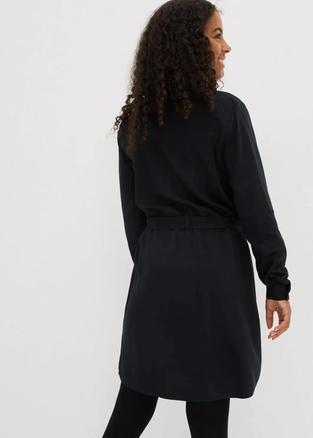 New Hemdblusenkleid aus fließender Viskose Kinder Mädchen 9-16 Jahre·Kleider & Jumpsuits