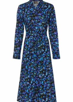 Clearance Hemdblusenkleid aus reiner Viskose Damen Bekleidung·Pullover & Strickjacken|Kleider