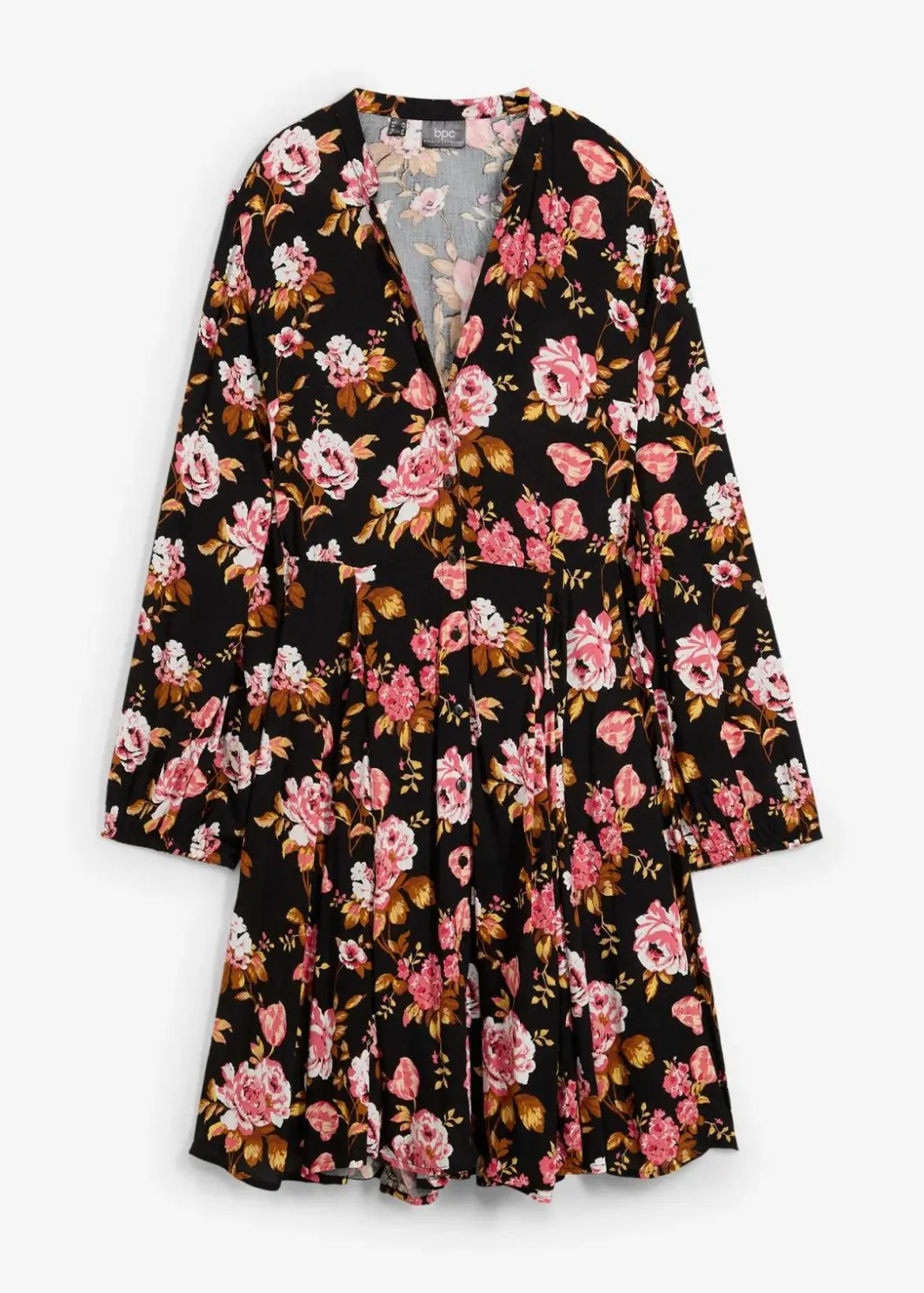 Hot Hemdblusenkleid aus reiner Viskose Damen Bekleidung·Pullover & Strickjacken