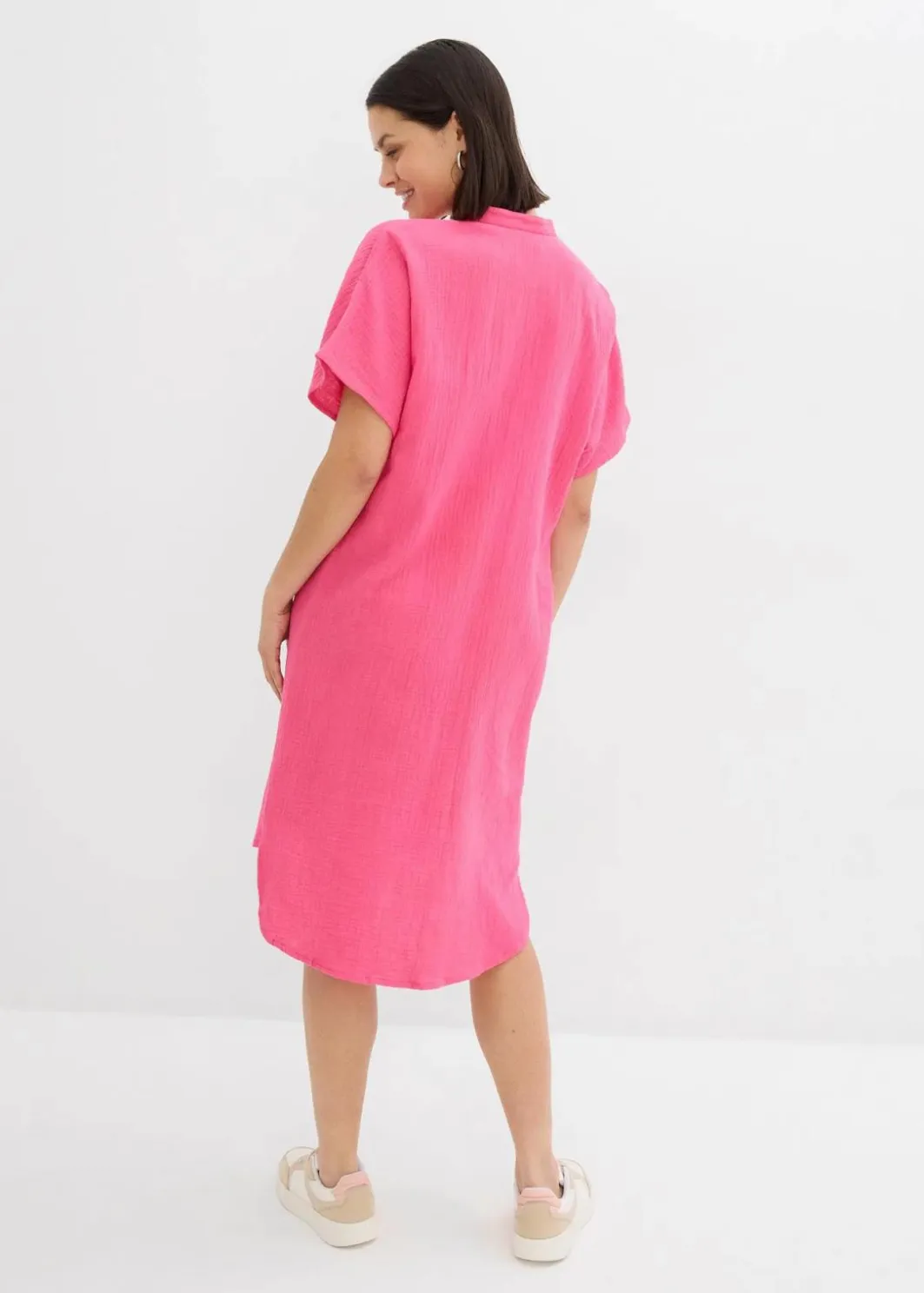 Discount Hemdblusenkleid aus reiner Baumwolle Damen Kleider|Bekleidung·Pullover & Strickjacken