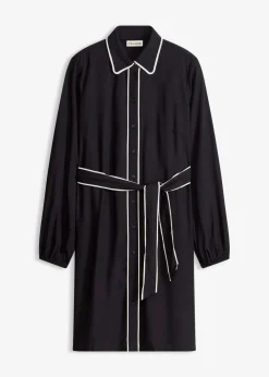 Clearance Hemdblusenkleid aus reiner Viskose Damen Bekleidung·Pullover & Strickjacken|Kleider