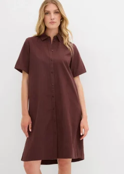 New Hemdblusenkleid aus reiner Baumwolle Damen Bekleidung·Pullover & Strickjacken|Kleider