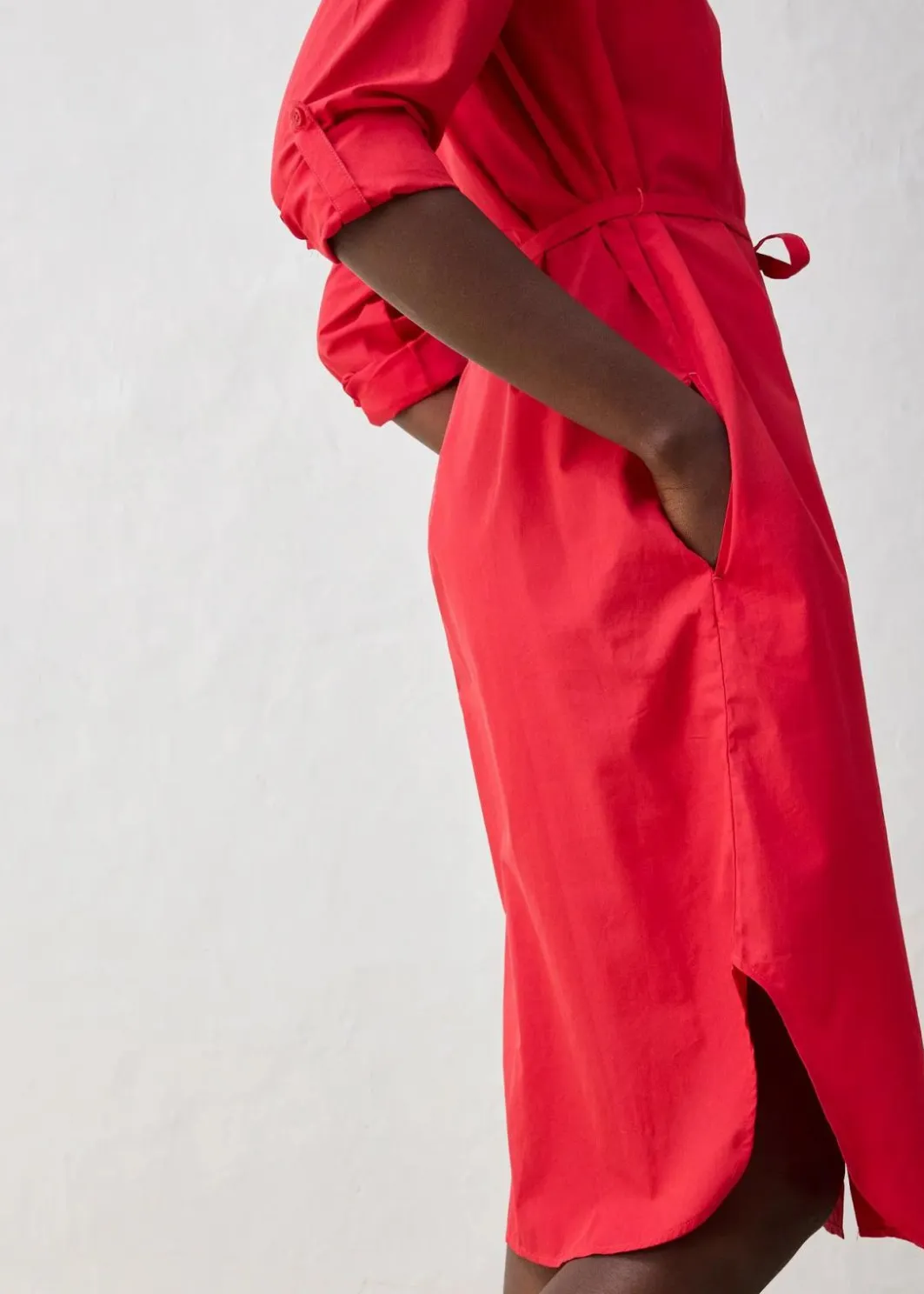 Discount Hemdblusenkleid mit Seidenanteil Damen Bekleidung·Pullover & Strickjacken|Kleider