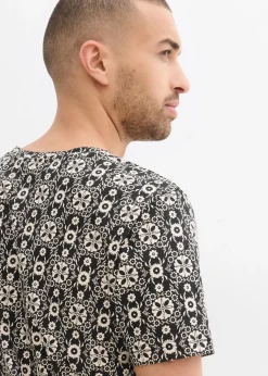 Outlet Henleyshirt aus reiner Baumwolle Herren Shirts & Polos|Große Größen